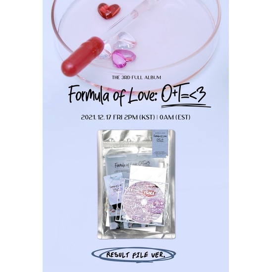 [CÓ SẴN] TWICE 3RD FULL ALBUM - &quot;FOMULA OF LOVE: O+T=&lt;3&quot; (RESULT FILE ver.)