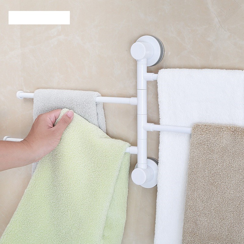 Cây treo khăn nhà tắm tiện lợi màu trắng Yamada⚡𝗙𝗥𝗘𝗘 𝗦𝗛𝗜𝗣 ⚡Thiết kế dày dặn, sang trọng, gồm 3 thanh giúp tiết k