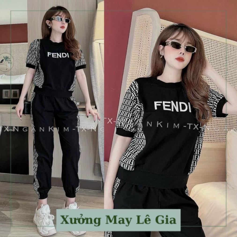 Set Bộ Thời Trang Nữ FullSize Từ M Đến XXL, Bộ Quần Áo Thể Thao Hàng Đẹp, Phom Thoải Mái, Chất Cotton Phối Thun Lạnh