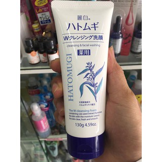 Sữa rửa mặt trắng da Hatomugi 130g