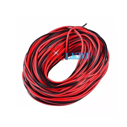 [Hàng Auth - Chọn màu] Dây điện đôi màu đỏ đen 2468.26AWG Nội dung 2phukienkhoanpin.com