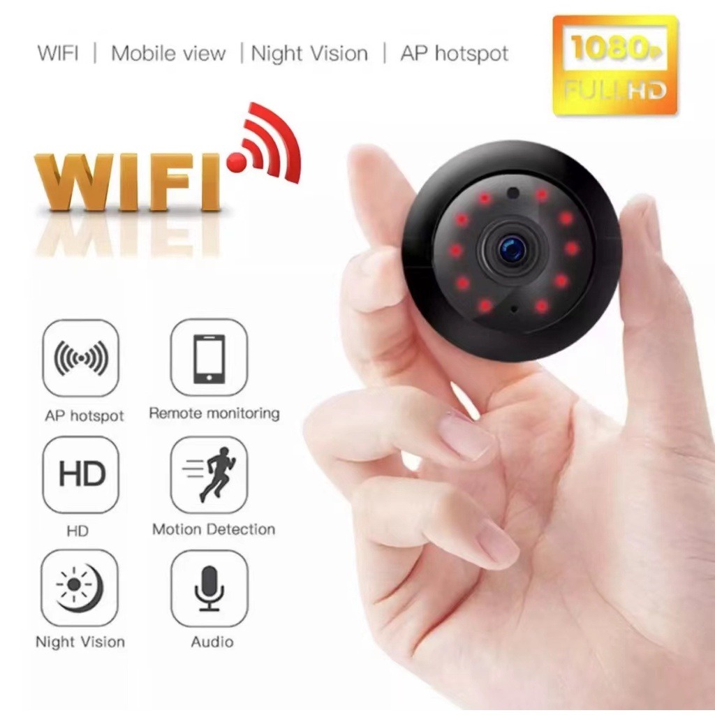 V380 Camera Wifi Kết Nối Với Điện Thoại Mini Camera Quan Sát Hd 1080P Wifi Ip Nhà camera 'Vùng