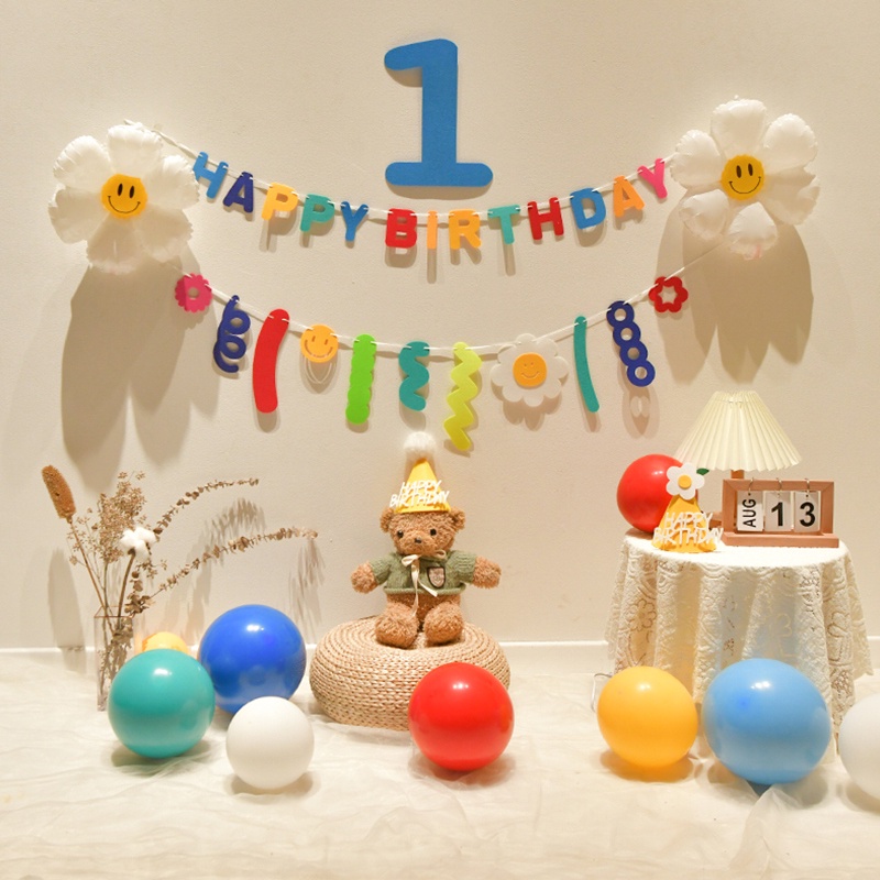 Bộ Bong Bóng Trang Trí Tiệc Sinh Nhật Cho Bé