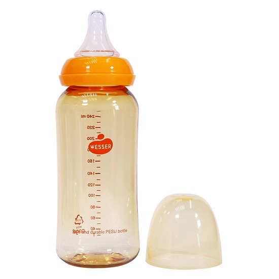 Bình Sữa Wesser Cổ Hẹp PPSU Bình Sữa Trẻ Em Dung Tích 60ML/140ML/250ML Phiên Bảng Cao Cấp Nhựa PPSU