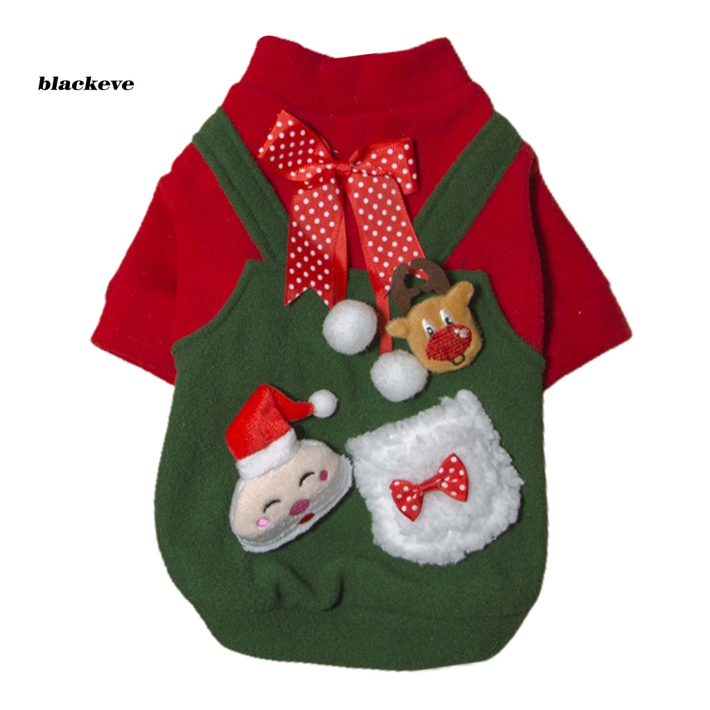 Áo Sweater Tay Ngắn Giữ Ấm Mùa Đông In Họa Tiết Dễ Thương Cho Thú Cưng