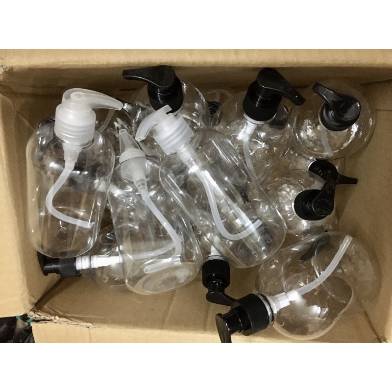 Chai nhựa PET 500ml dạng vòi