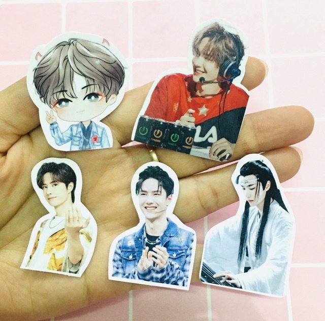 20-50 Sticker tiêu chiến , Sticker vương nhất bát bóc dán