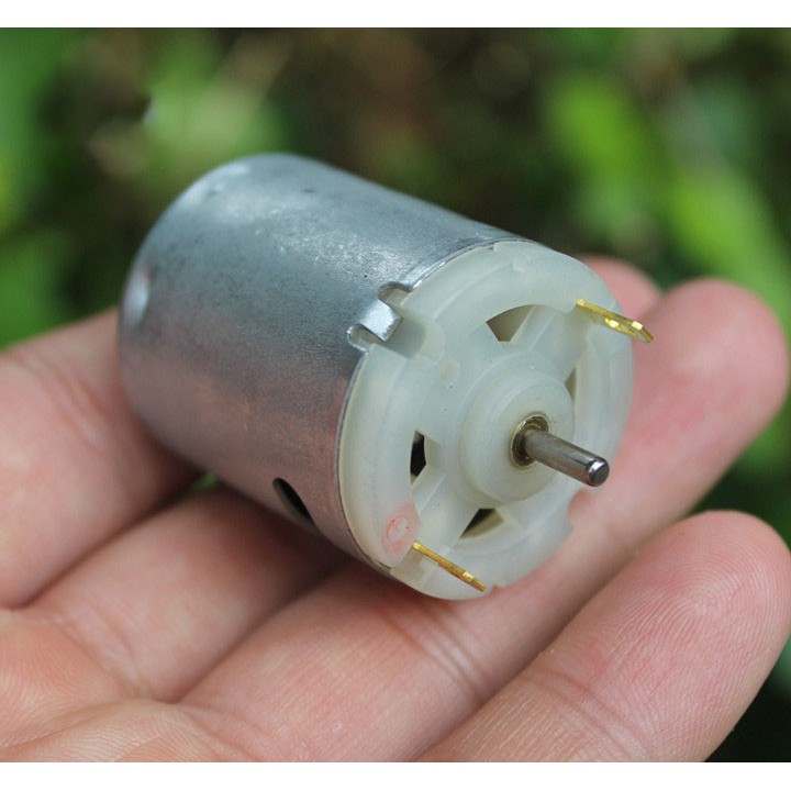 Động cơ motor mô tơ mini 365 tốc độ thấp chạy êm 12V - 24V - Tốc độ 5500 - 11000 RPM - LK0015