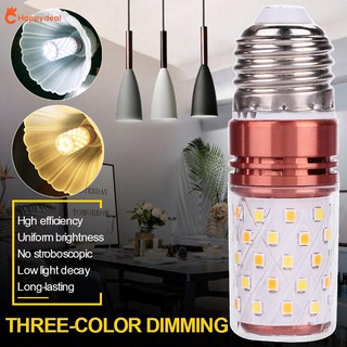 Combo 5 Bóng Led Bắp E14 E27 12W 3 Chế Độ Sáng trắng , vàng , trung tính