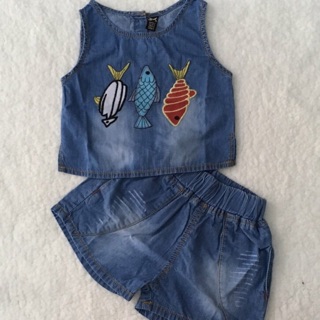 Set bộ jean siêu đẹp hàng shop và xuất khẩu