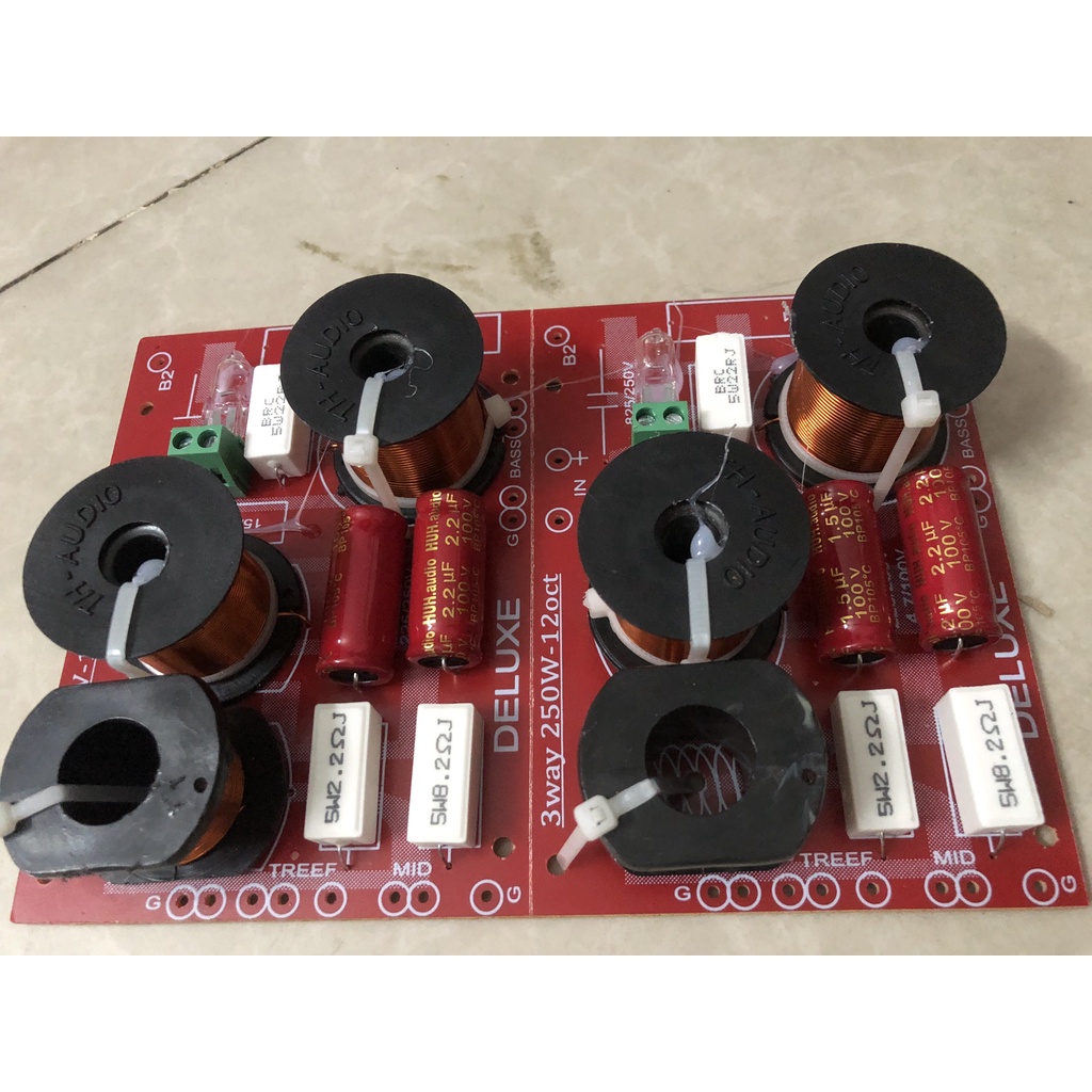 Mạch phân tần loa 1 bass 1 trung 1 treble
