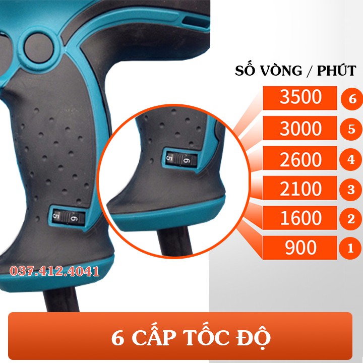 Máy đánh bóng ô tô GV6010 - ô tô, xe máy Mini - Hàng mới, Lõi đồng