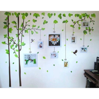 Decal dán tường cây khung ảnh cỡ lớn