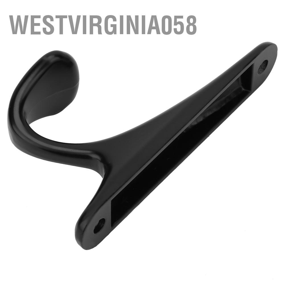 Westvirginia058 Bathroom Toilet Metal Single Hook Wall Door Hanger for Hanging Clothes Hat Coat