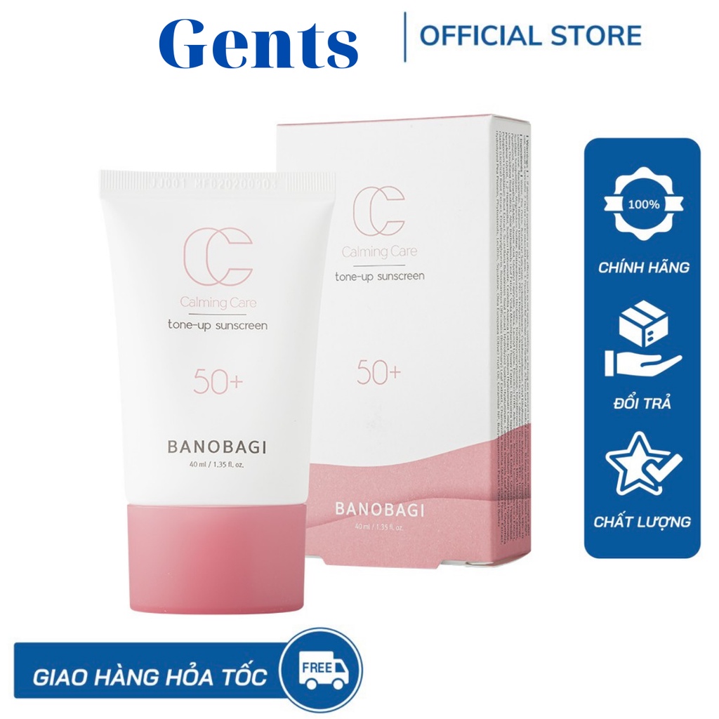 Kem Chống Nắng BANOBAGI Calming Care Tone Up Sunscreen SPF 50+ PA+++ GentsOfficialStore