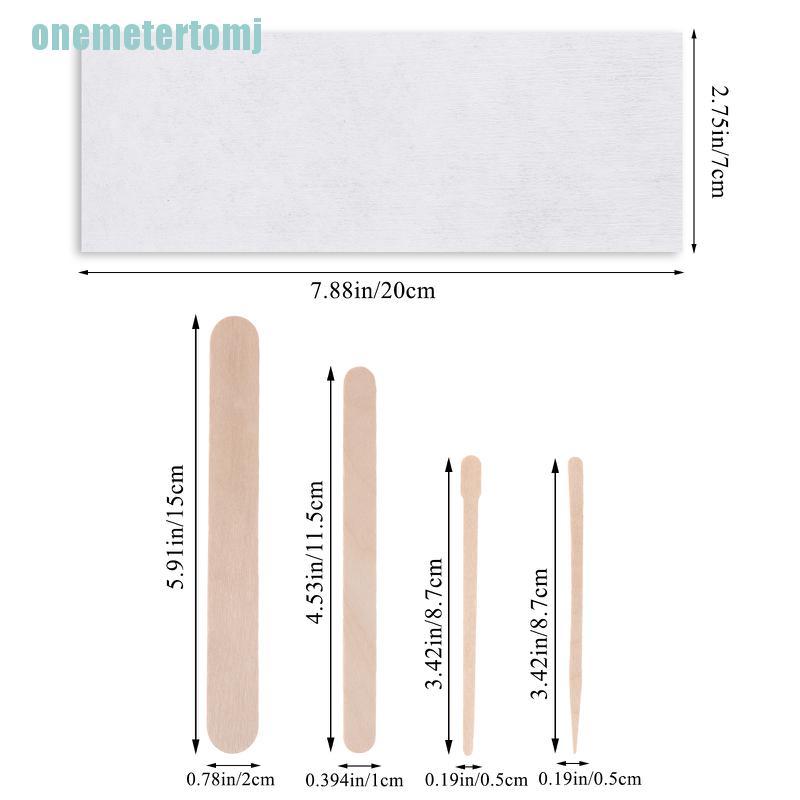 【ter】302pcs Wax Strips Wax Sticks Kit- including 50m Non-Woven Wax Strip Roll, 300pcs