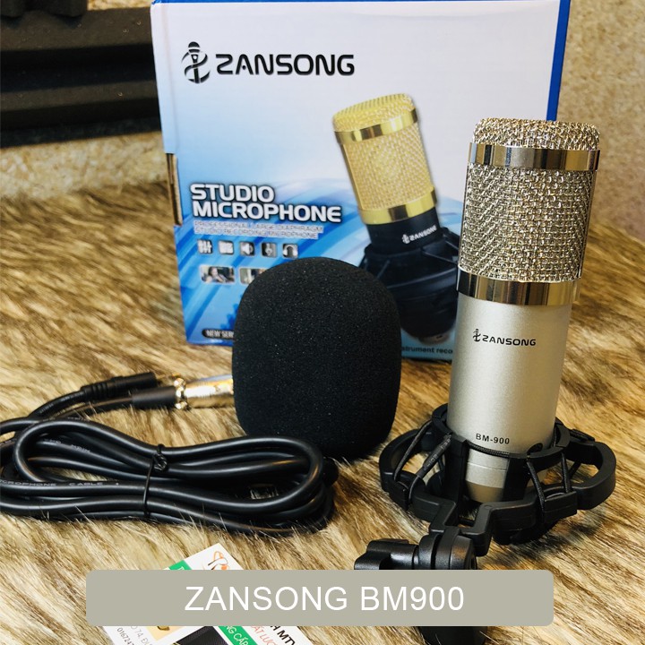 Mic thu âm - Livestream BM900 chuyên dùng cho soundcard, mixer... Mic thu âm tốt, hát karaoke hay