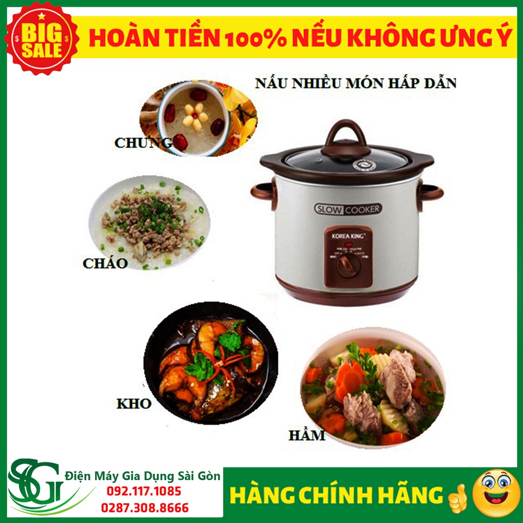 SALE - NỒI TIỀM KOREA KING KSC-30R ❤️RẺ VÔ ĐỊCH❤