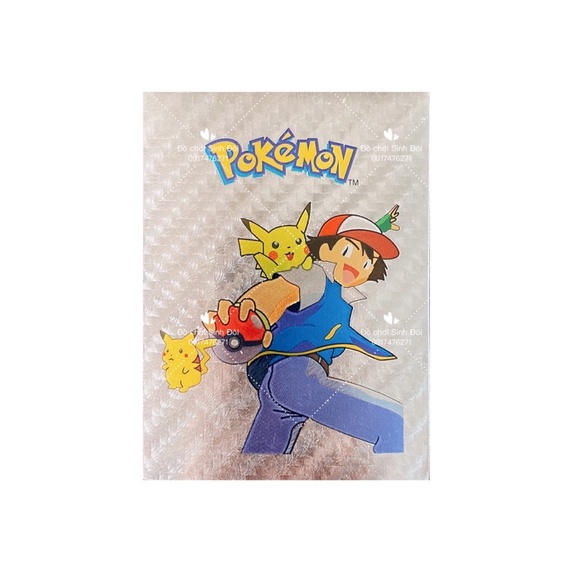 THẺ BÀI POKEMON - thẻ bài giao đấu - hộp 55 lá