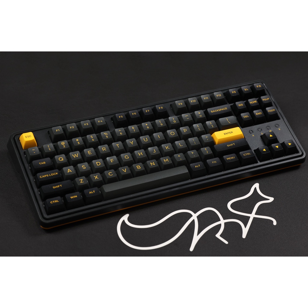 Bàn phím cơ FL-Esports CMK87 Polar Night Black RGB/ Hotswap cam kết chính hãng BH 12 tháng