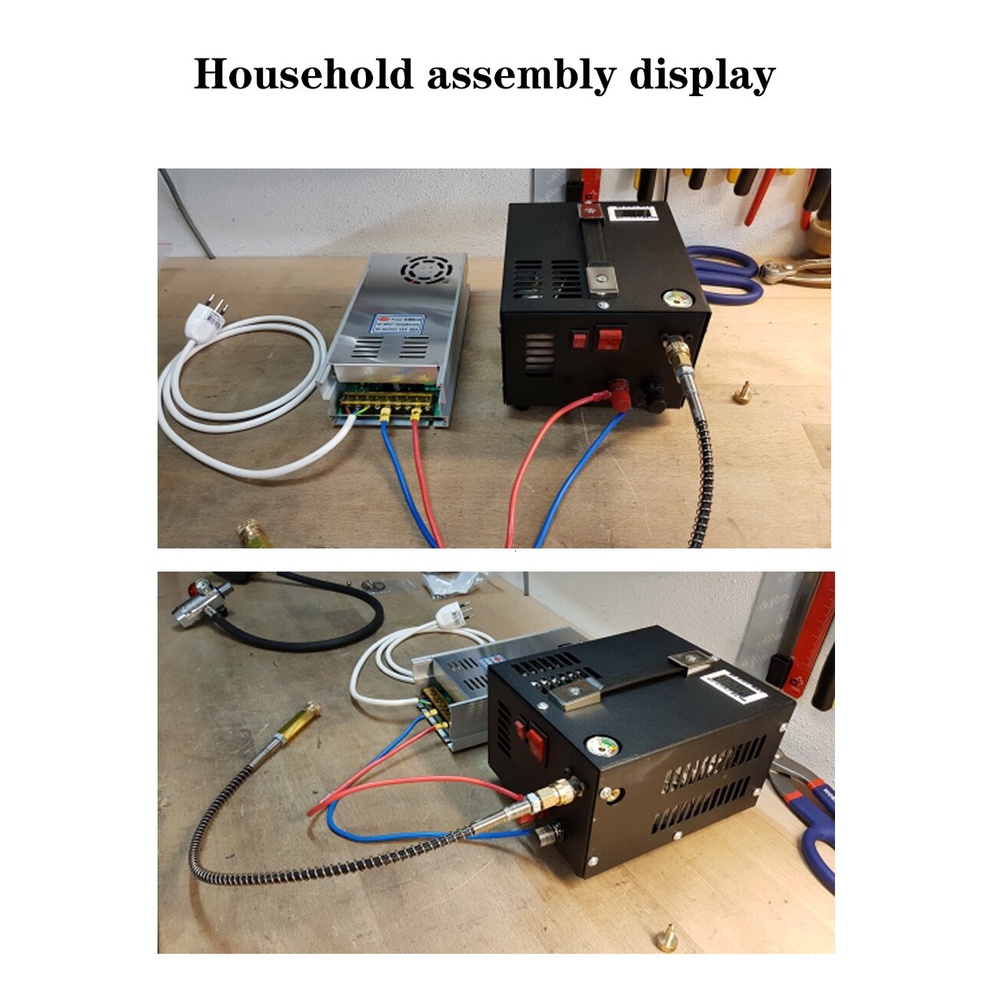 PCP Máy Súng Bơm Hơi 4500psi 300bar 30mpa 12V/220V Máy Nén Khí Pcp 12V Mini Pcp máy Nén Khí Bao Gồm Biến Hình