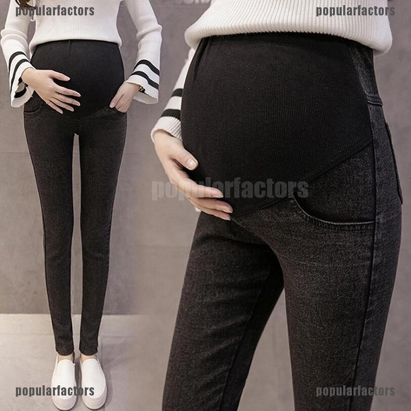 Quần jeans bà bầu bó sát thời trang | BigBuy360 - bigbuy360.vn