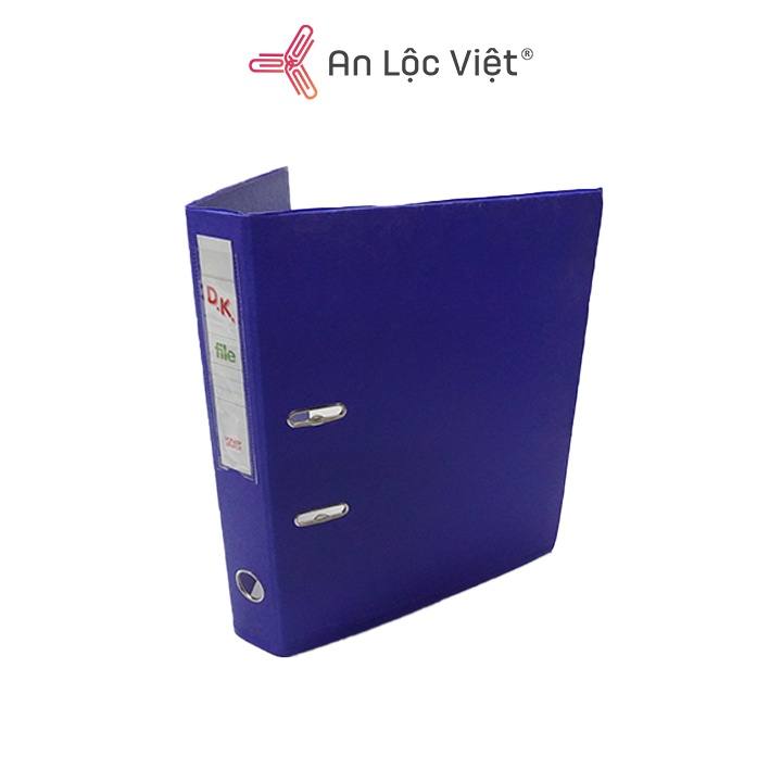 Bìa còng DK F4 5cm 2 mặt si - Xanh dương