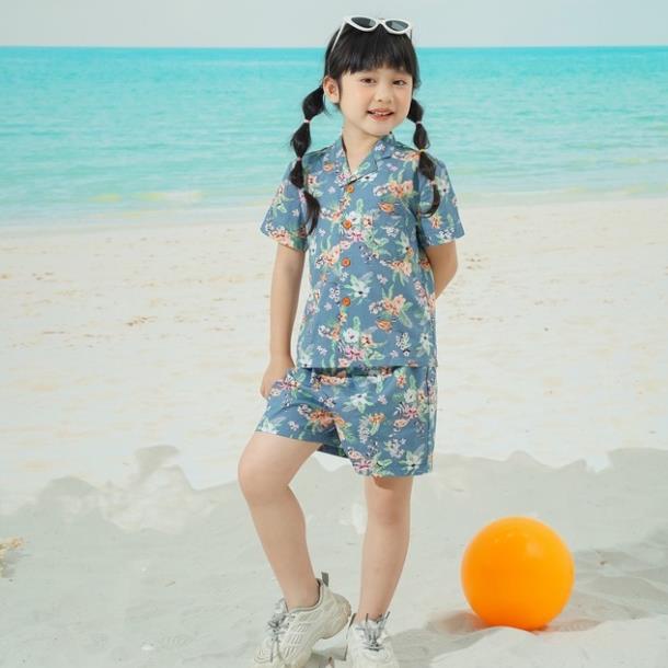 Bộ pijama cộc cho bé Việt Thắng chất Lanh B63.2218 - Thời trang gia đình VT 