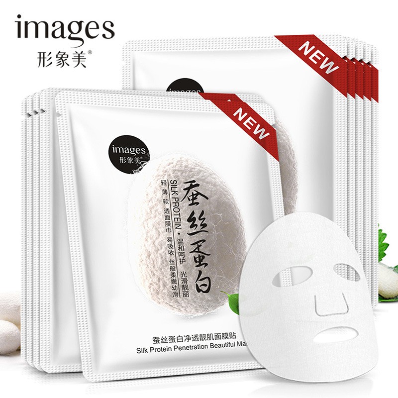(Rẻ Vô Địch Bán Sỉ) Mặt Nạ Tơ Tằm Images  Dưỡng Da Mụn Cấp Ẩm Thải Độc (Chustore MN45) | BigBuy360 - bigbuy360.vn