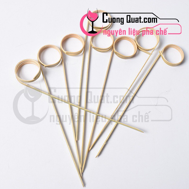 100 Cây Tăm Tre Xiên Trái Cây Trang Trí Nhiều Mẫu Mã Đẹp lạ