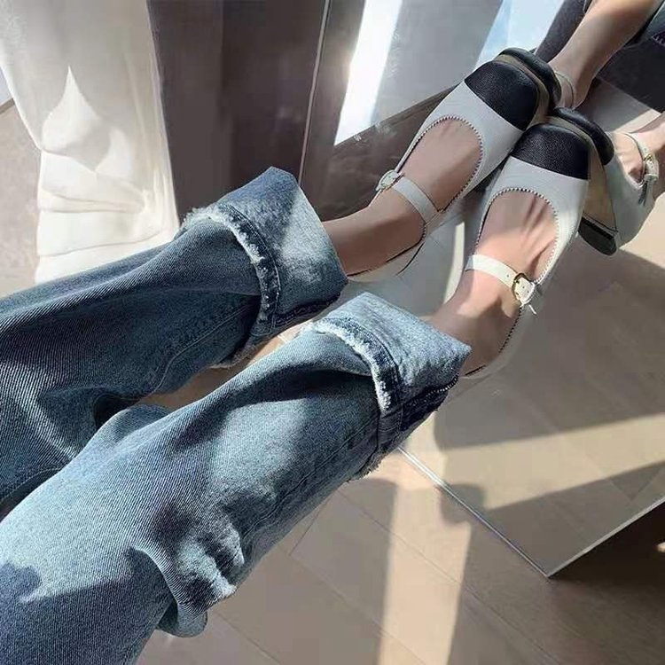 [ Mã 66CBSALE giảm 30K đơn 200K] Giày Búp Bê Nữ Đế Bằng Thiết Kế Cổ Điển Duyên Đáng Thanh Lịch | BigBuy360 - bigbuy360.vn