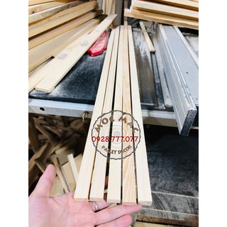 Mua 10 thanh gỗ thông D100 x R1 5 x C1 cm dùng làm nẹp gỗ