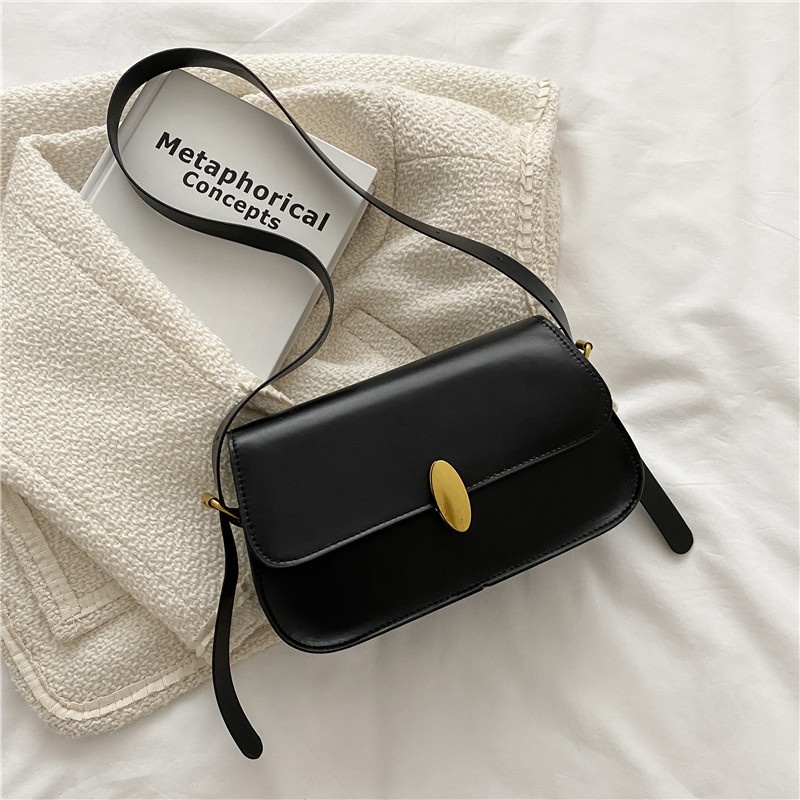 Túi đeo vai thời trang retro đơn giản cá tính cho nữ 2021