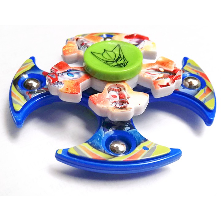 COMBO 3 Bộ con quay spiner 3D 2 tầng - con quay siêu anh hùng - con quay vô cực