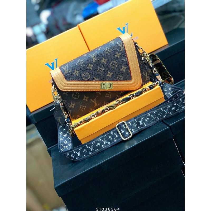 Túi LV size 25 cm 2 dây đeo fullbox logo hãng