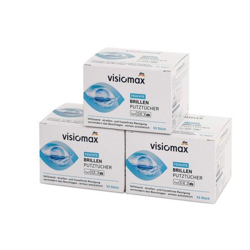 [HÀNG ĐỨC] Giấy lau mắt kính visiomax 52 tờ