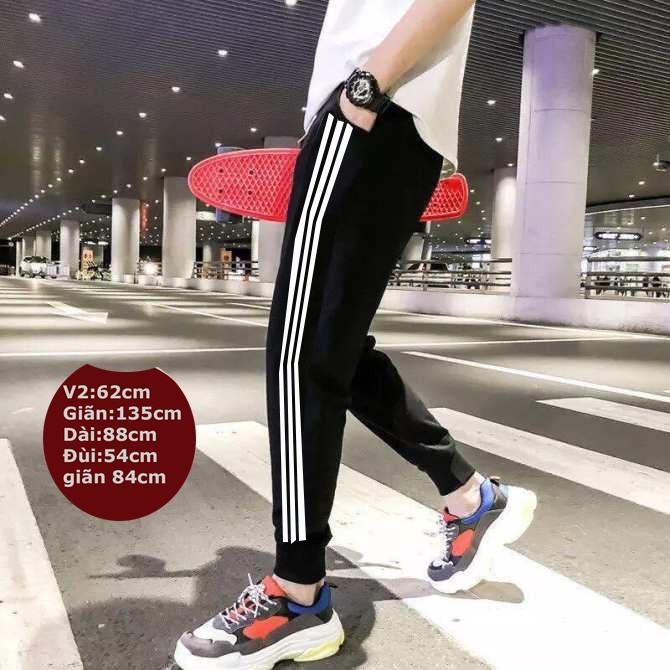 quần 3 sọc cao cấp bigsize nam nữ | BigBuy360 - bigbuy360.vn