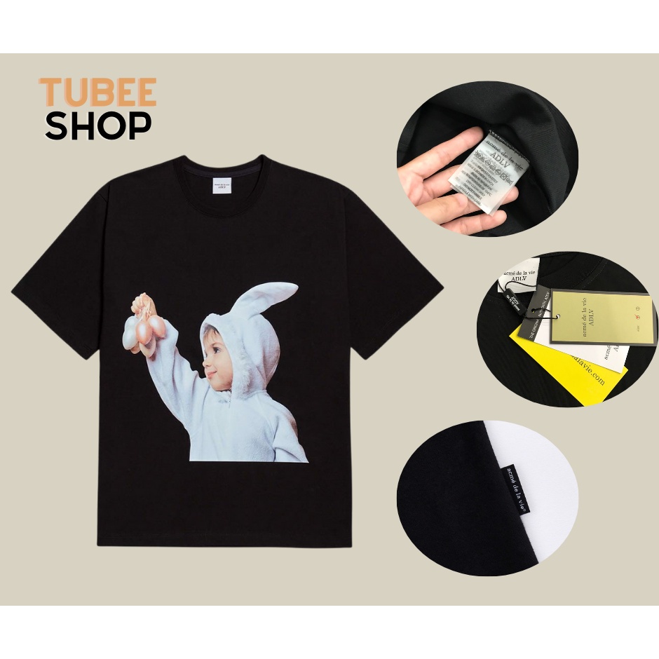 Áo thun ADLV mẫu hot, áo phông tay lỡ nam nữ ADLV Tubee shop