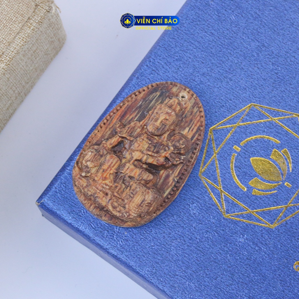 Mặt dây chuyền trầm hương nam nữ phật phổ Hiền Bồ Tát thời trang phụ kiện trang sức  Viễn Chí Bảo M200351