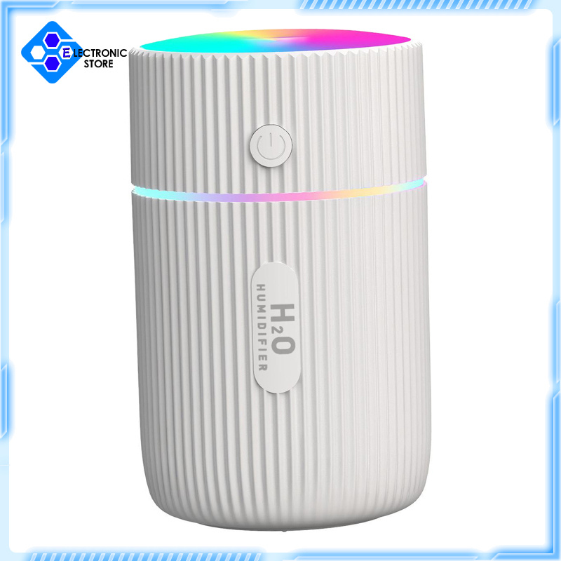 [Electronic store]220ml Mini Mute Air Diffuser Mist Purifier Aroma Air Humidifier White