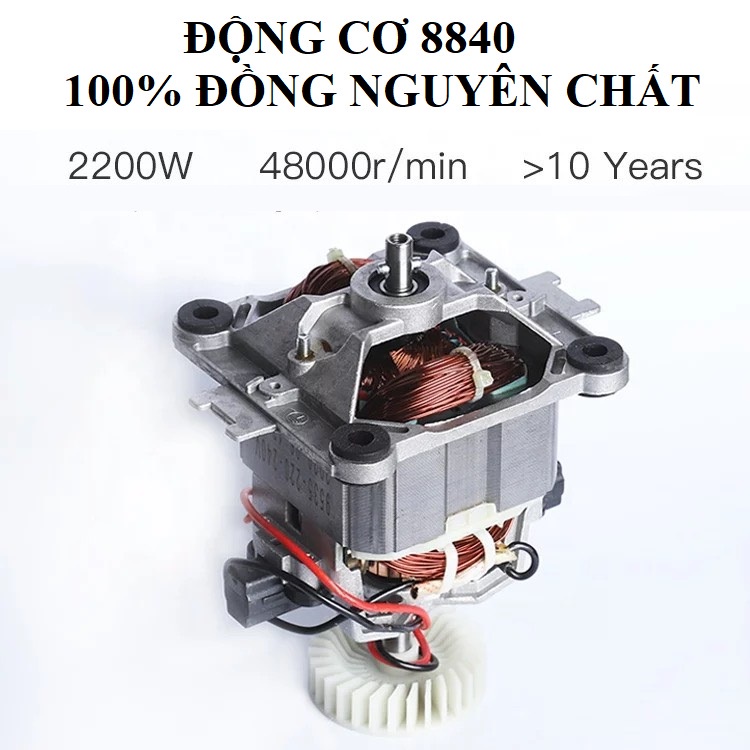 Máy xay sinh tố công nghiệp GLUCKLICH 5L 2200W GL-403D- Thương hiệu GLÜCKLICH của Đức- Nhiều chức năng