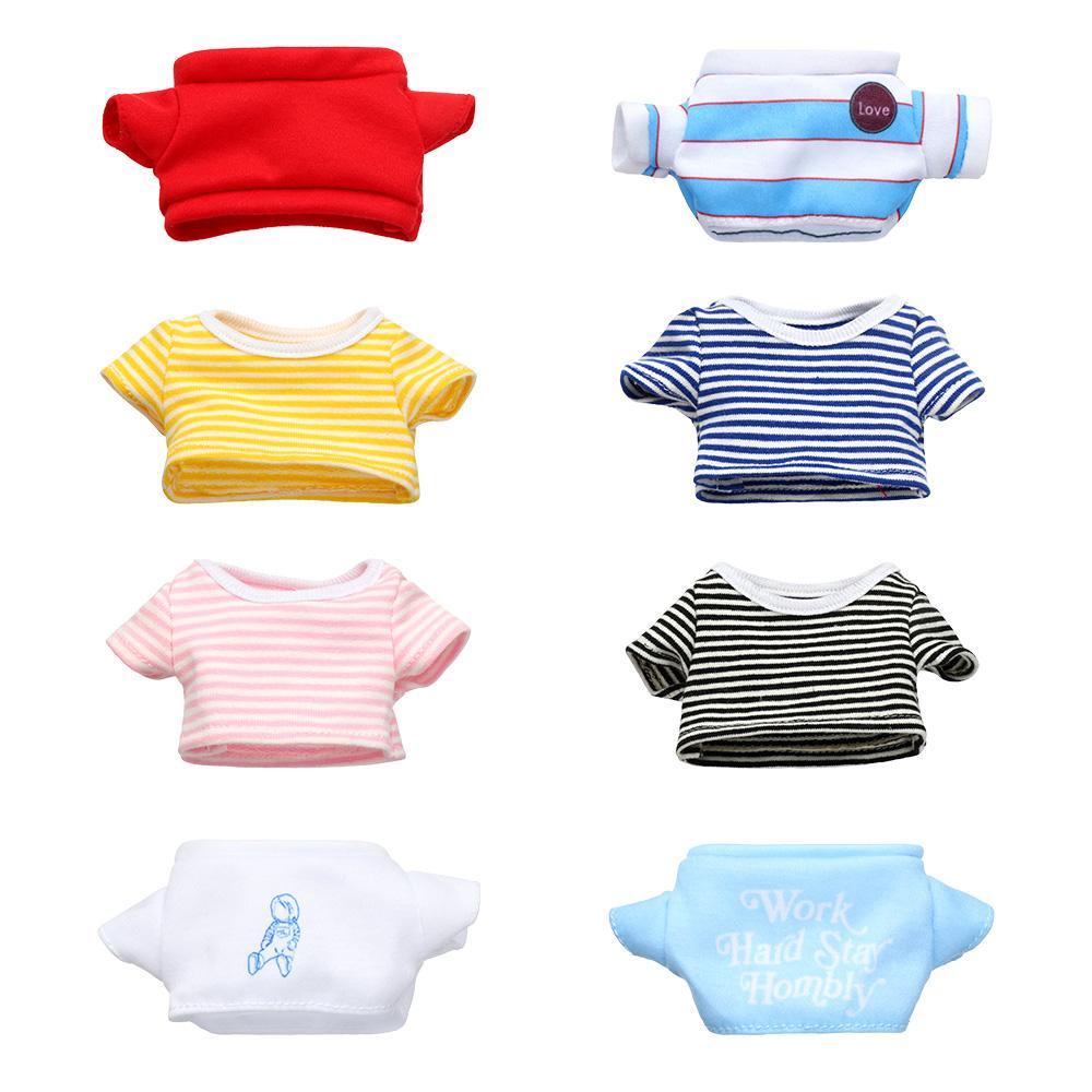 Layor1 Áo Thun Cotton Thay Đổi Mini Cho Búp Bê 20CM