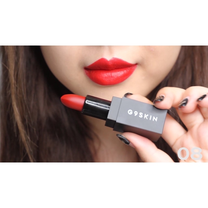 🔰 [GIÁ TỐT] 🔰SON THỎI G9 SIGNATURE 2 MÀU ĐỎ, ĐỎ CAM, SON MỊN, KHÔNG KHÔ MÔI, LÊN MÀU CHUẨN | BigBuy360 - bigbuy360.vn