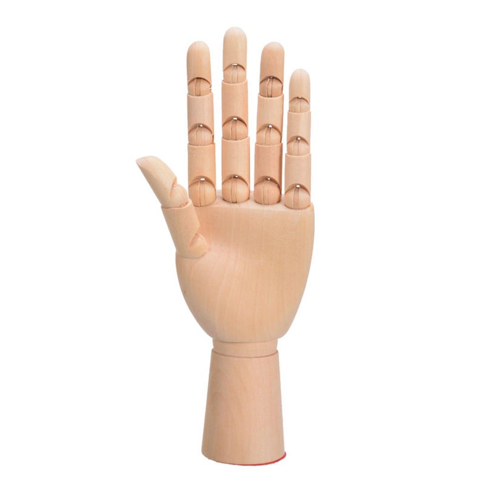 YIYU Mô Hình Bàn Tay Người Bằng Gỗ Dùng Trang Trí