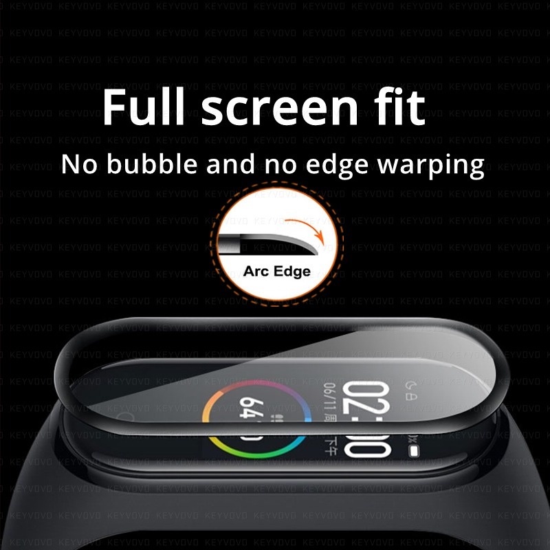 Miếng Dán Bảo Vệ Màn Hình Đồng Hồ Thông Minh Xiaomi Mi band 6 5 7 4 Miband 6 5 10D