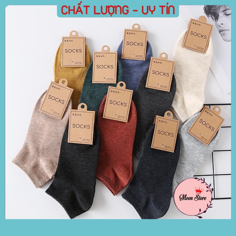 Tất Cổ Ngắn Muối Tiêu Unisex Đa Sắc Chống Hôi Chân Cực Đep