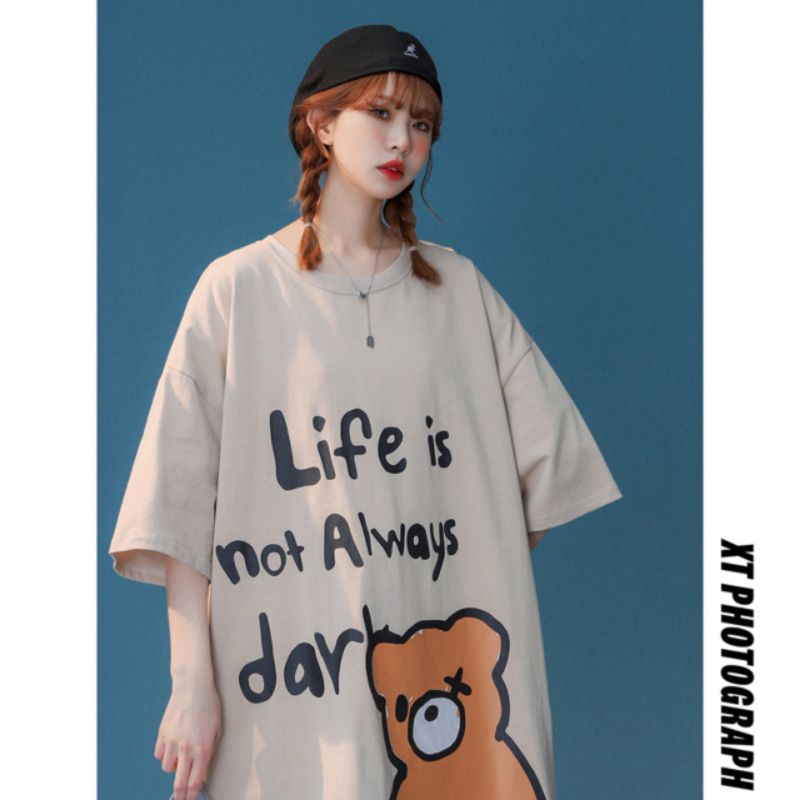 áo thun nam nữ lỡ tay,phông in hình siêu xinh (có size 28kg-90kg)