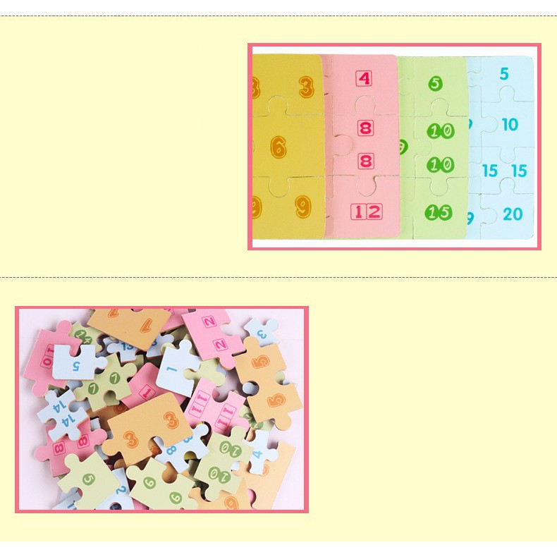 bộ 4 tranh Ghép Hình Puzzle Tổng Hợp - Phương Tiện Giao Thông