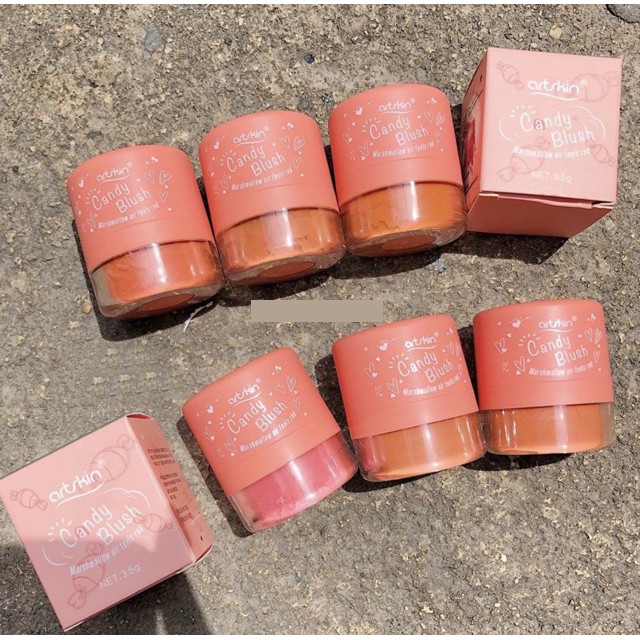 Má Hồng Dạng Bột Artskin Candy Blush (kèm bông phấn + gương) | BigBuy360 - bigbuy360.vn