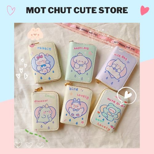 Ví nữ giọt sương, ví mini, ví đựng thẻ, ví cầm tay dễ thương - Một chút cute store